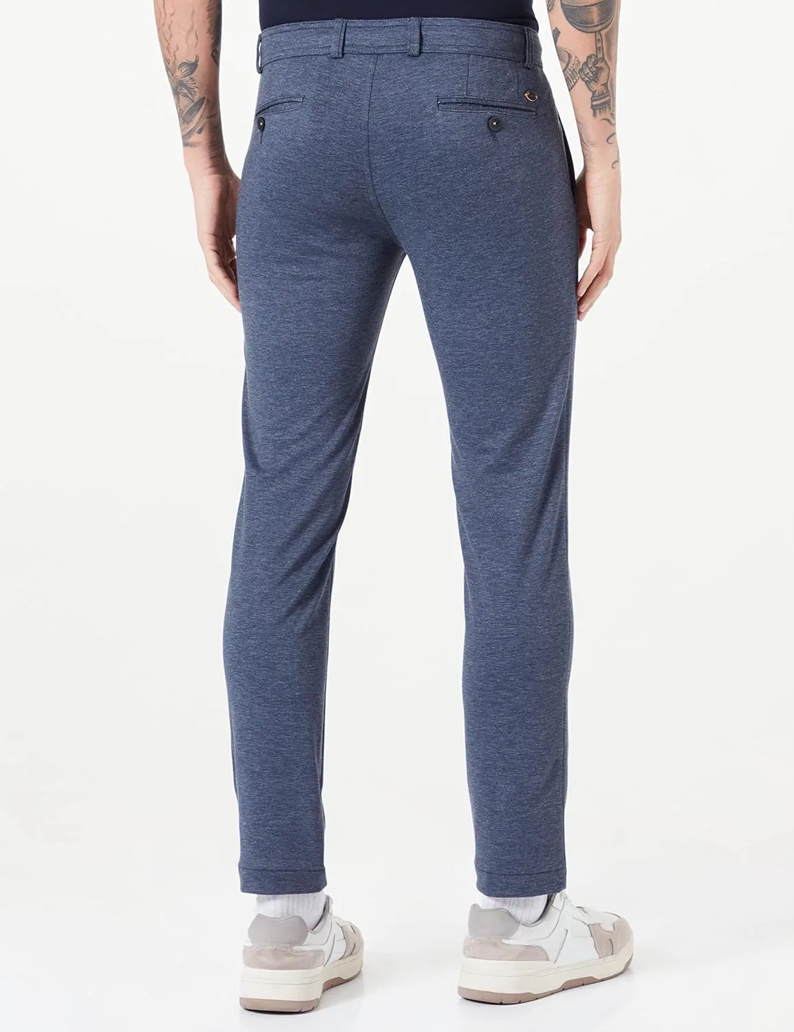 Кроссовки bugatti Men's Chino 4036-36827 Cotton, Comfortable, Slim, Fit, Business, Leisure, Blue-360 — фото 2