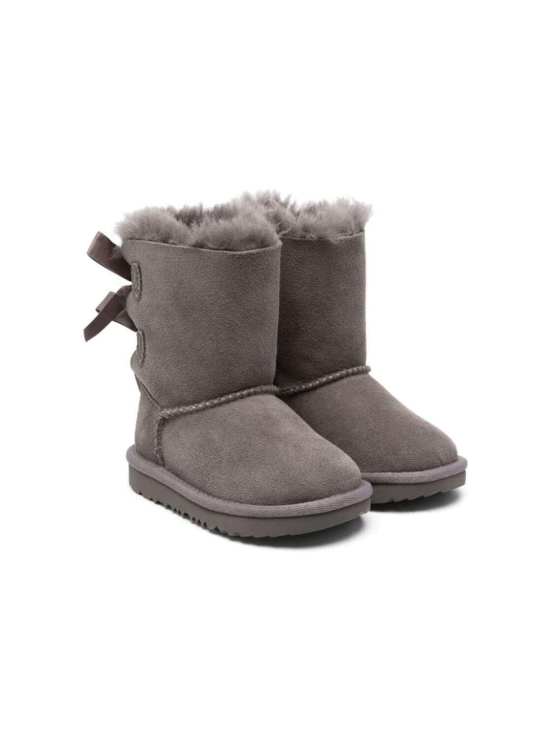 

UGG Kids сапоги Bailey Bow II, серый