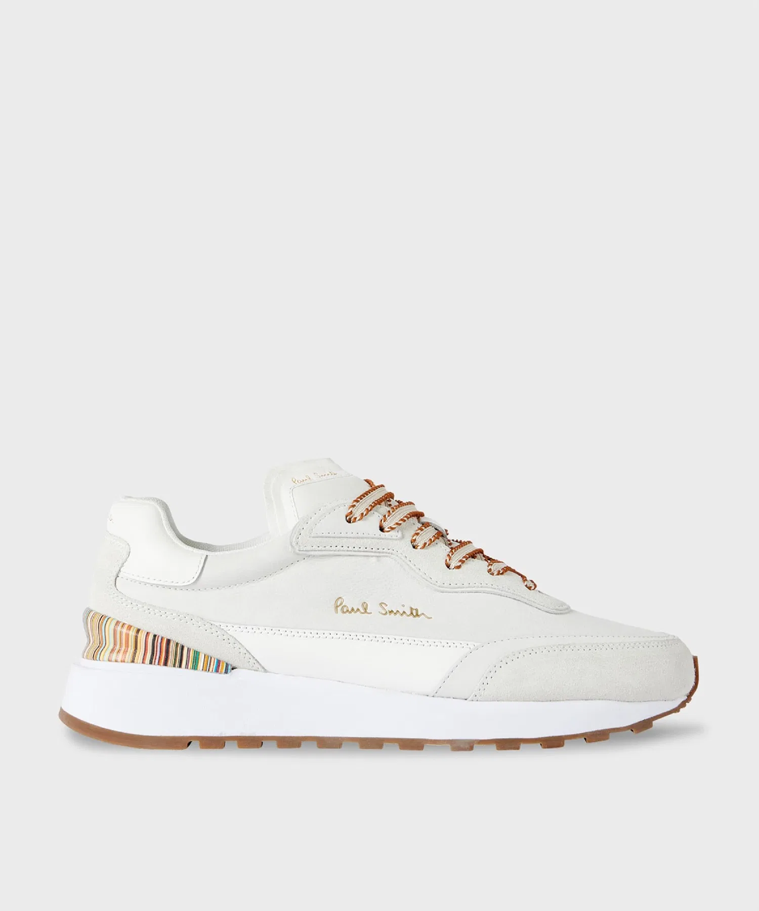 Мужские кожаные кроссовки Paul Smith Aston белые