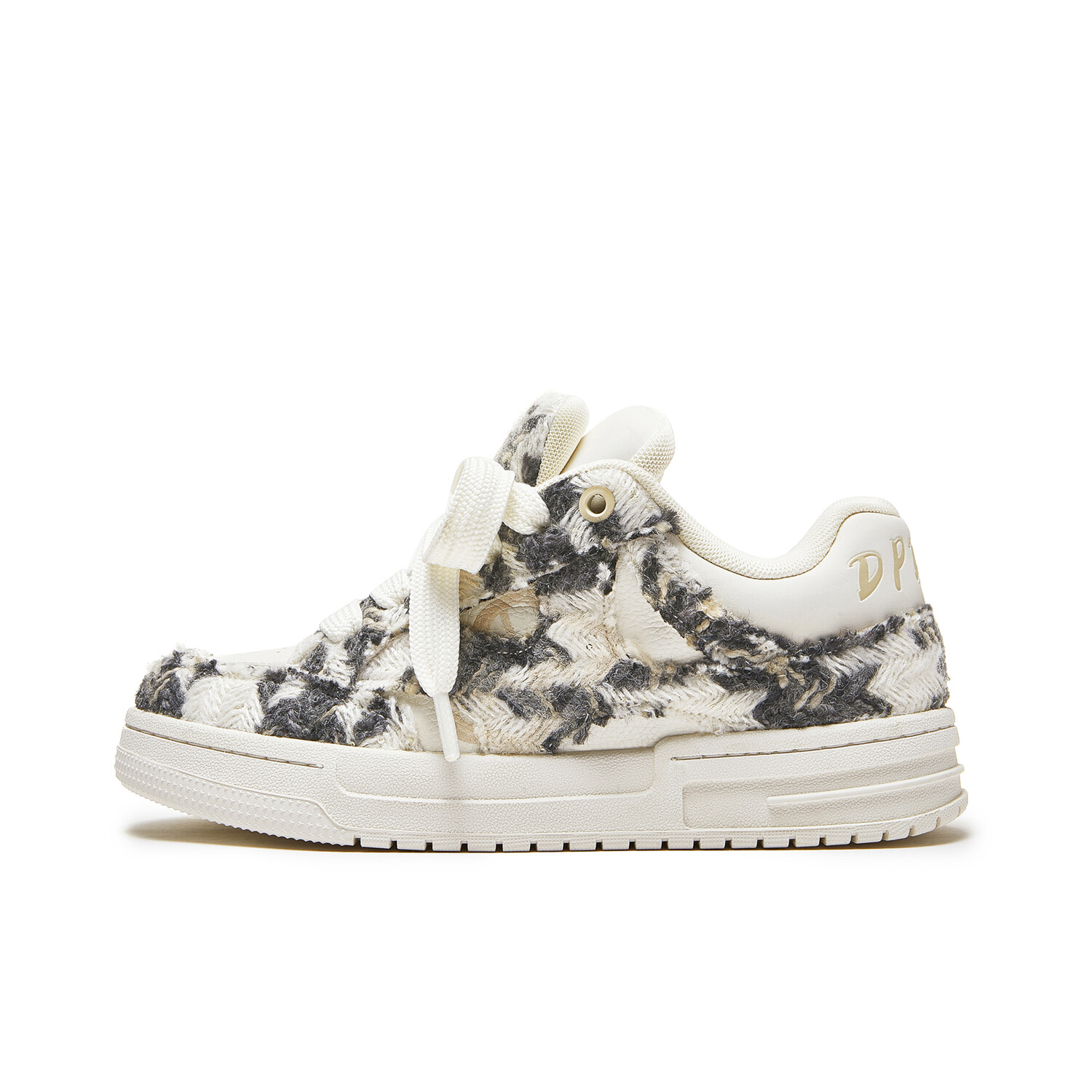 

Кроссовки MQMS Skateboarding Shoes Unisex Low-top White, цвет Ink painting