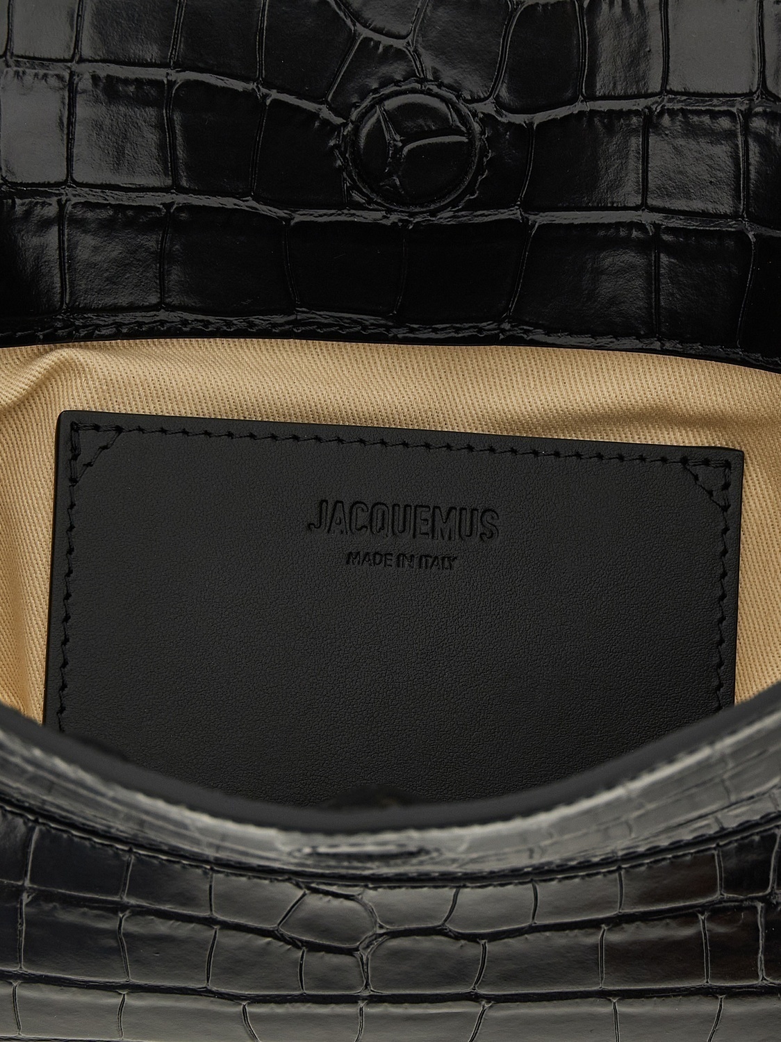 Сумка на плечо 'La Pochette Ovalo' JACQUEMUS, черный — фото 4