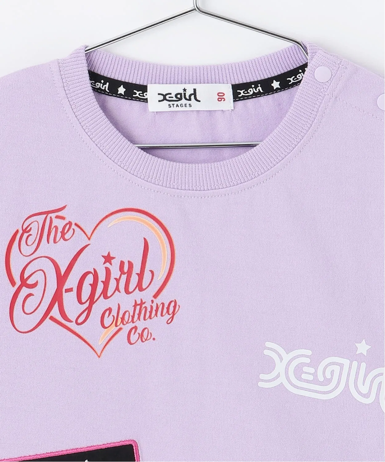 Детская футболка X-girl Stages MIXロゴプリント с коротким рукавом — фото 3