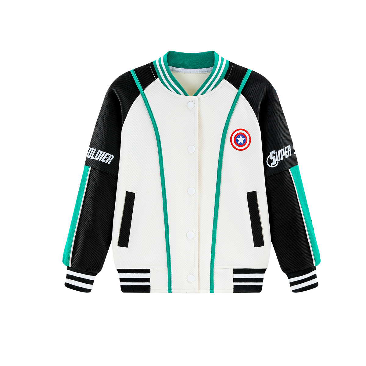 

Бейсбольная куртка Captain America для детей 3-7 лет Disney, Captain America