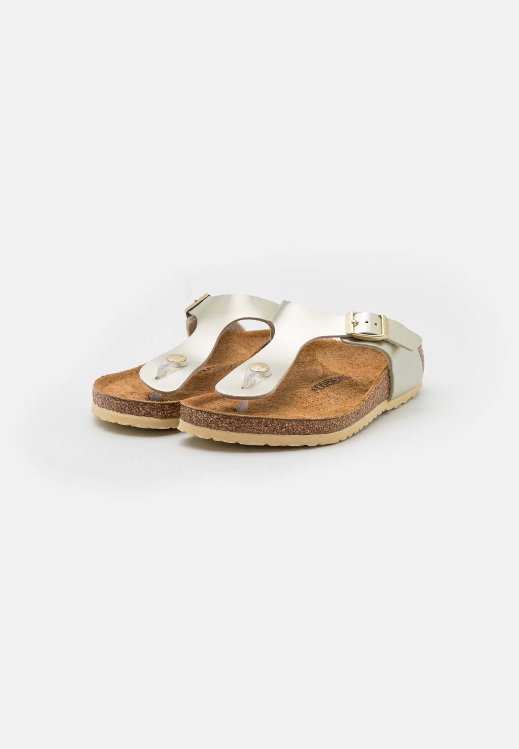 Сандалии GIZEH KIDS Birkenstock, цвет electric metallic gold — фото 2
