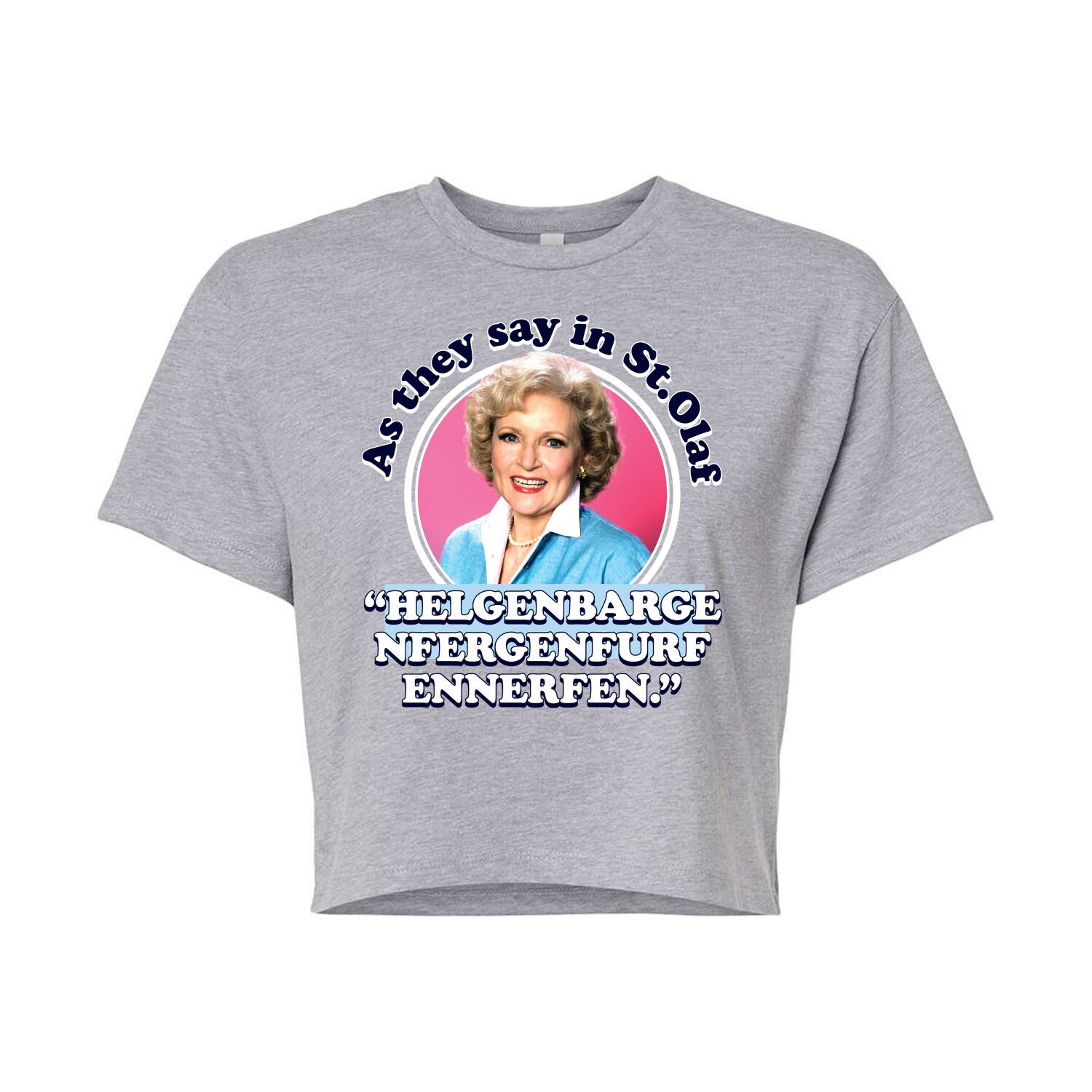 

Укороченная футболка с рисунком Golden Girls St. Olaf для юниоров Licensed Character