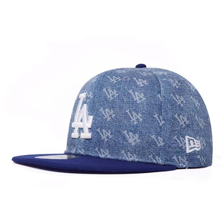 

New Era Хлопковая бейсболка унисекс джинсового синего цвета, Denim Blue
