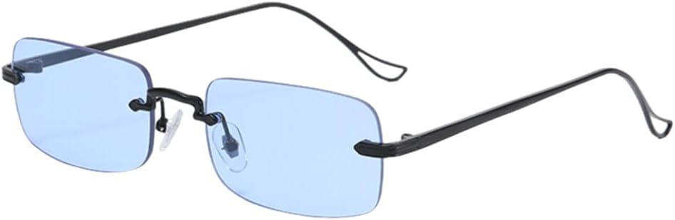 

Модные маленькие солнцезащитные очки без оправы для женщин и мужчин, роскошные, популярные, для путешествий и вождения, металлические, винтажные, солнцезащитные очки UV400 LVTFCO, 3