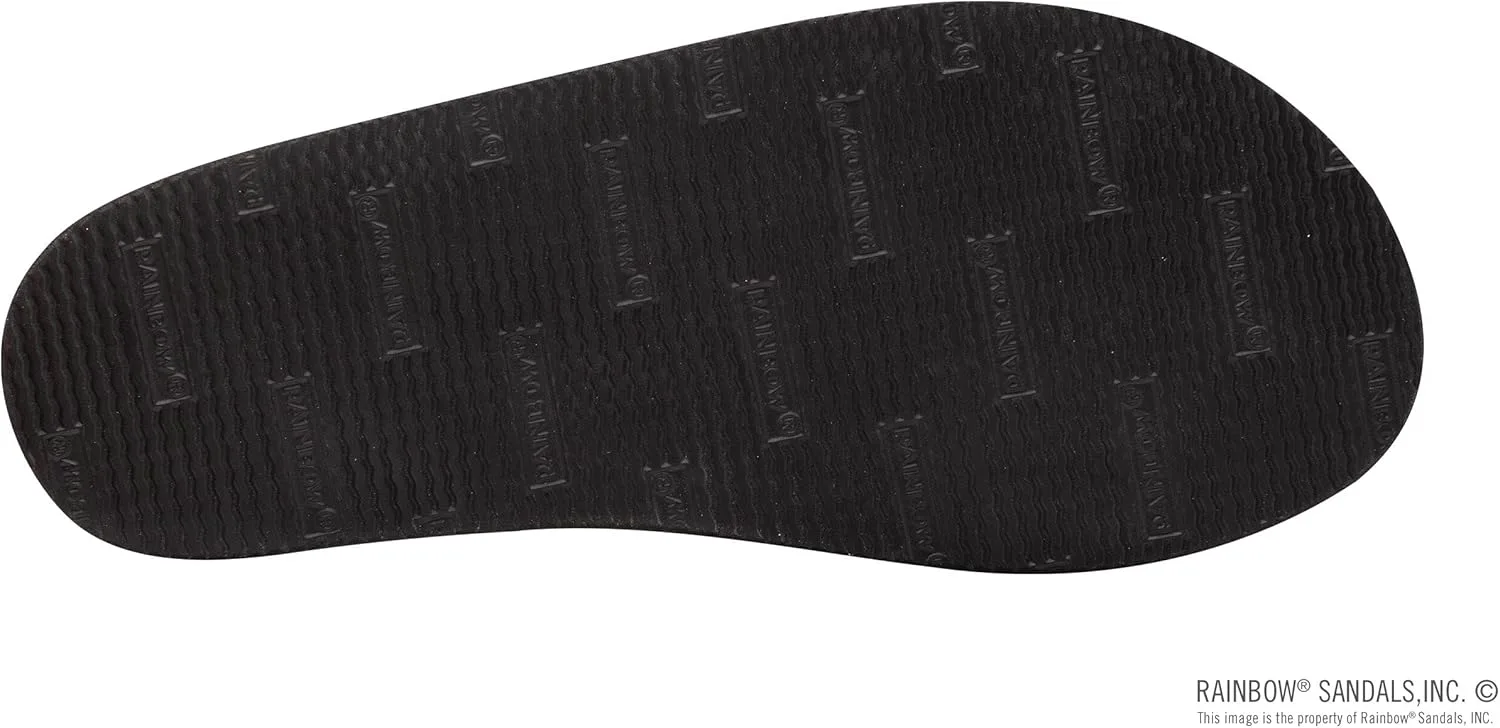 Мужские сандалии Rainbow с двойным слоем кожи и поддержкой свода стопы Rainbow Sandals, темно-синий — фото 2