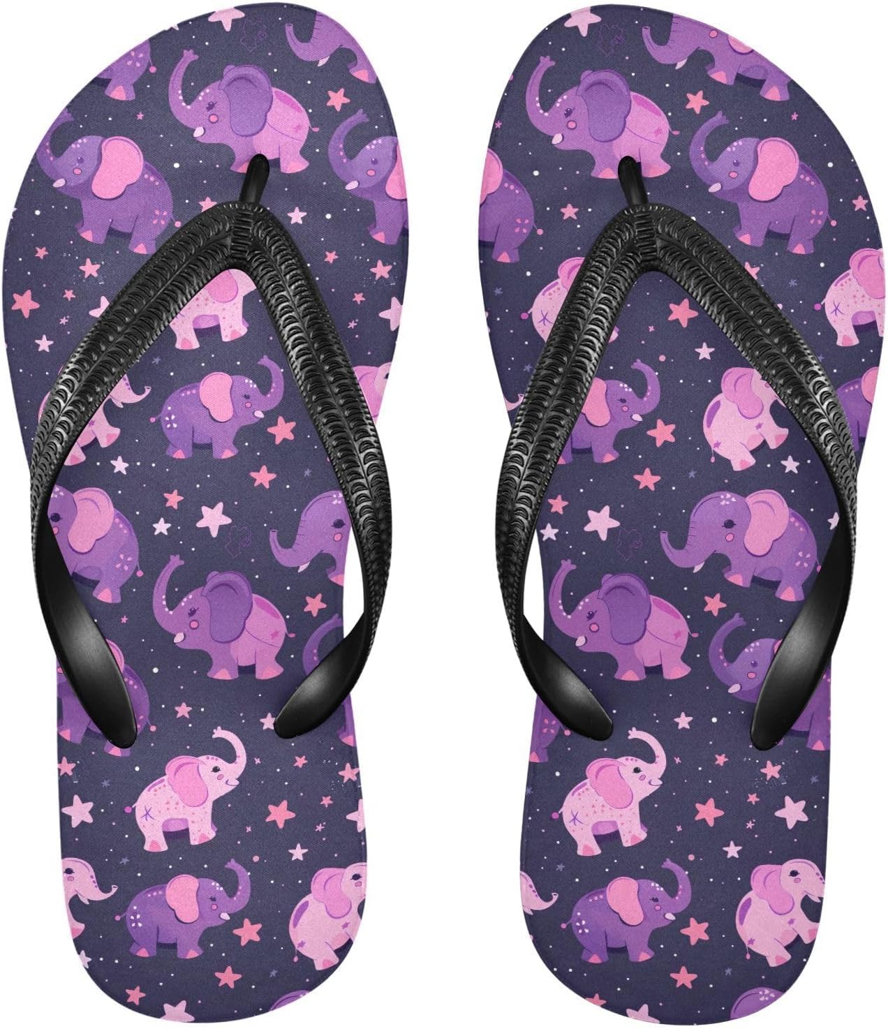 

Милые слоники Фиолетовые шлепанцы для пляжа и лета, повседневные сандалии для женщин и мужчин 20858654 Kfbe