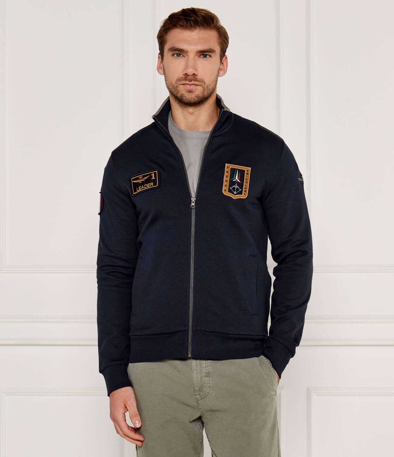 

Толстовка Aeronautica Militare Regular Fit, темно-синий