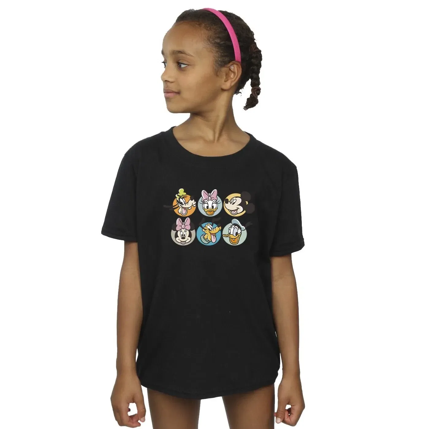 Футболка Mickey Mouse and Friends из хлопка Disney, черный