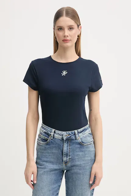 Футболка с коротким рукавом модель SUMMER Tommy Hilfiger, синий