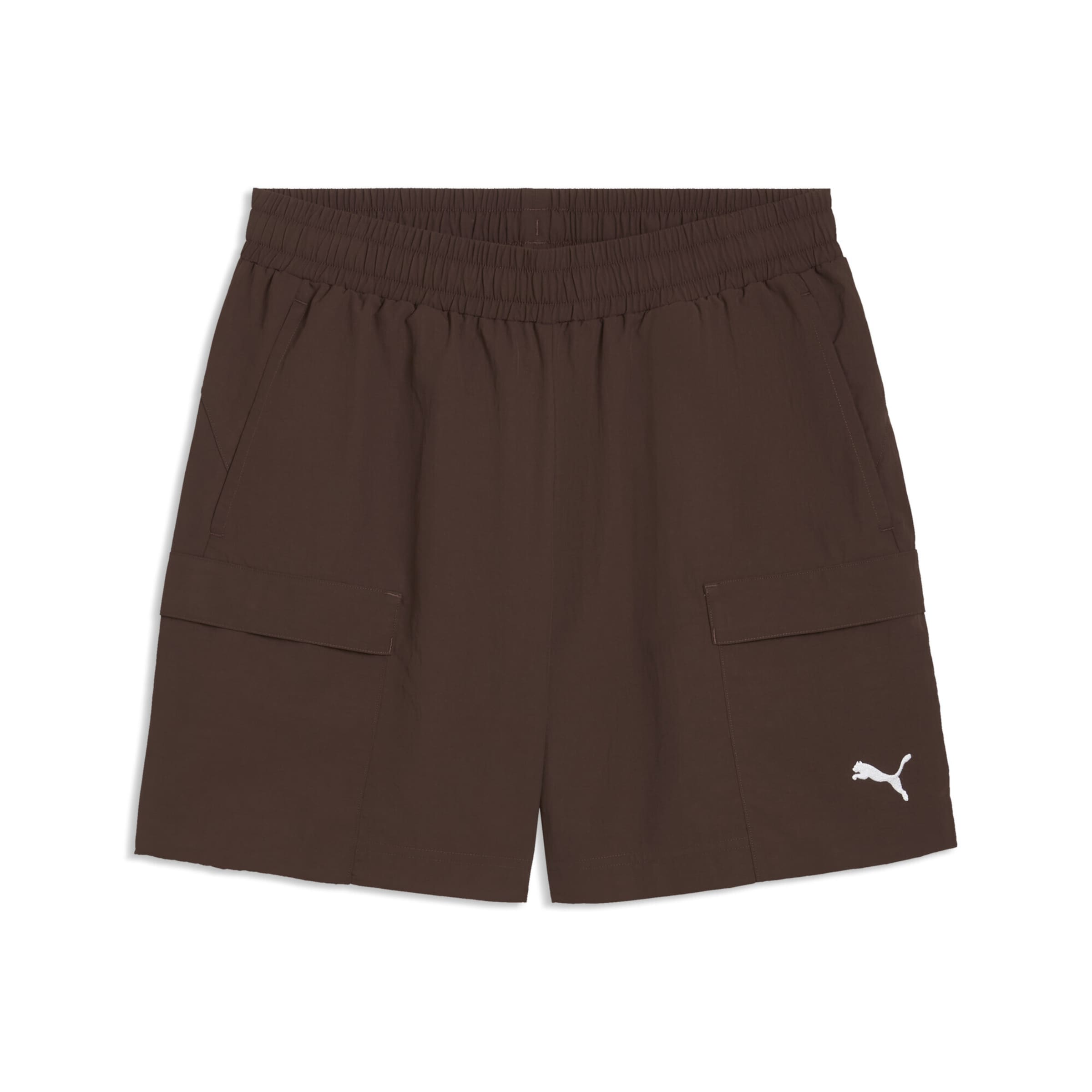 

PUMA Широкие карго-шорты 'Wardrobe Ess' в цвете Chocolate