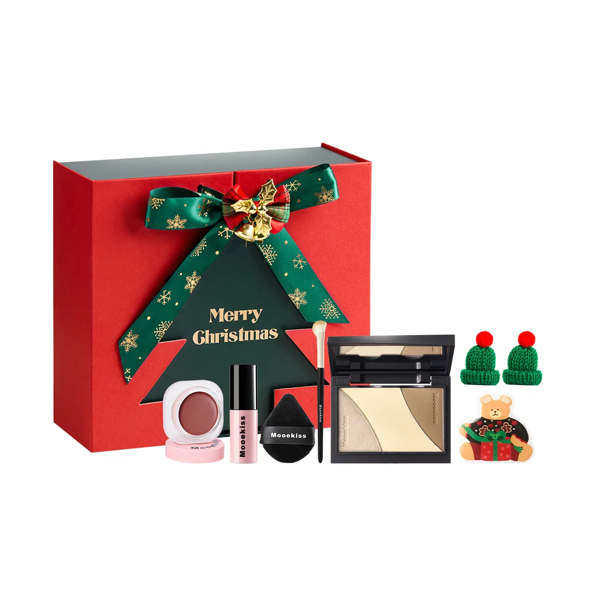 Mooekiss Набор косметики для женщин, [Peaceful Joy]Face 4-Piece Set