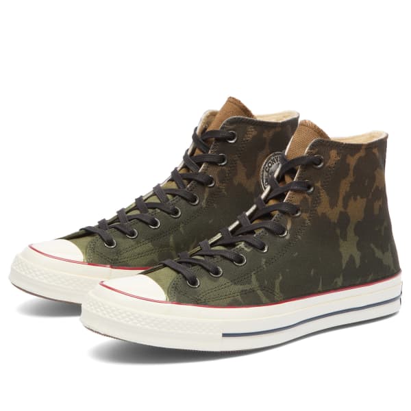 Кроссовки Chuck 70 Canvas Ltd Converse, graphic коричневый зеленый — фото 2