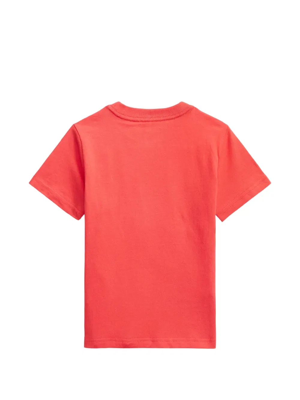 Футболка с вышитым логотипом Polo Ralph Lauren Kids, красный — фото 2