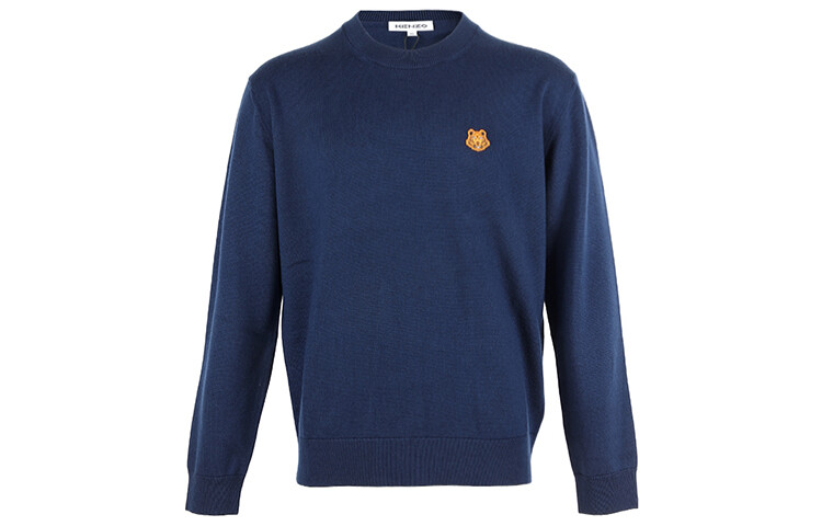

Свитер мужской Kenzo с вышивкой тигра, синий