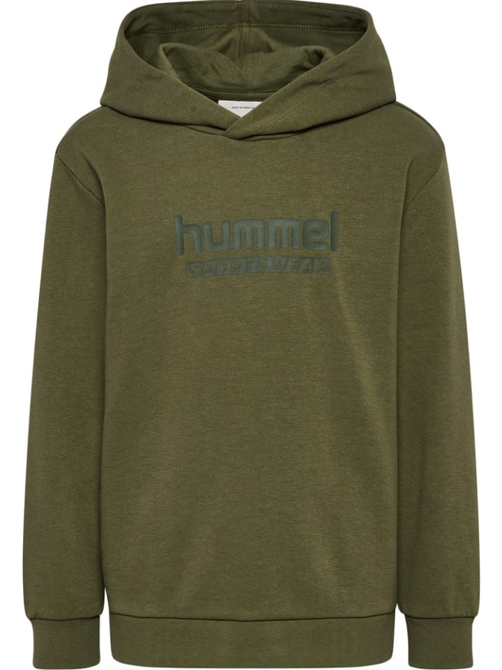 

Детская толстовка с капюшоном "Base Hoodie" зеленого цвета Hummel