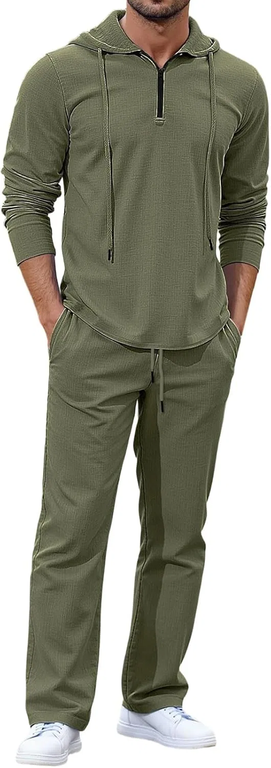 Спортивный костюм из 2 предметов, Army Green, мужской