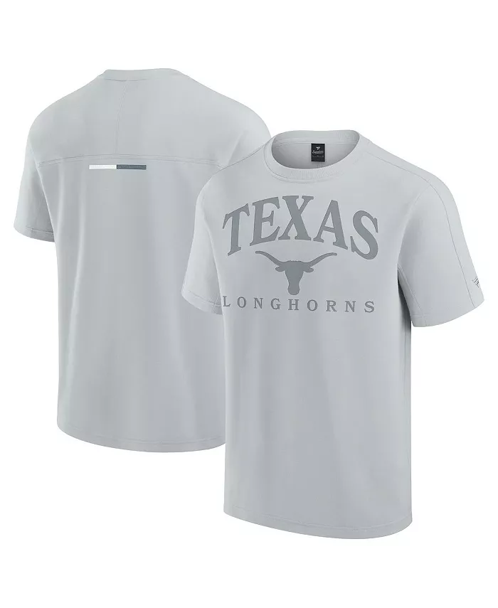 

Мужская серая футболка Texas Longhorns Flex Tri-Blend Fanatics