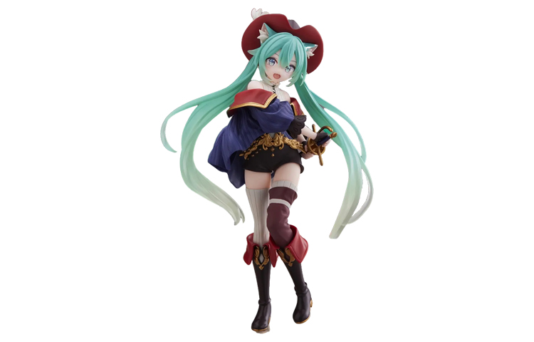 

Hatsune miku vocaloid сказочная страна чудес, кот в сапогах TAITO