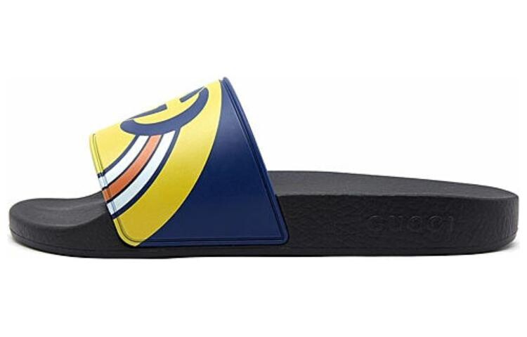 

Сандалии GUCCI Pursuit Logo Slides 'Gold Navy'