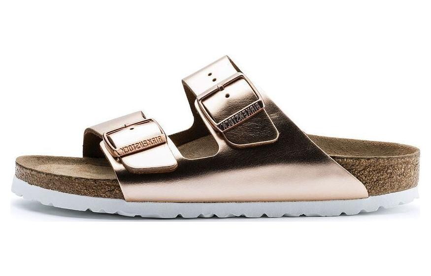 Вьетнамки женские металлик медь Birkenstock, цвет Metallic Copper