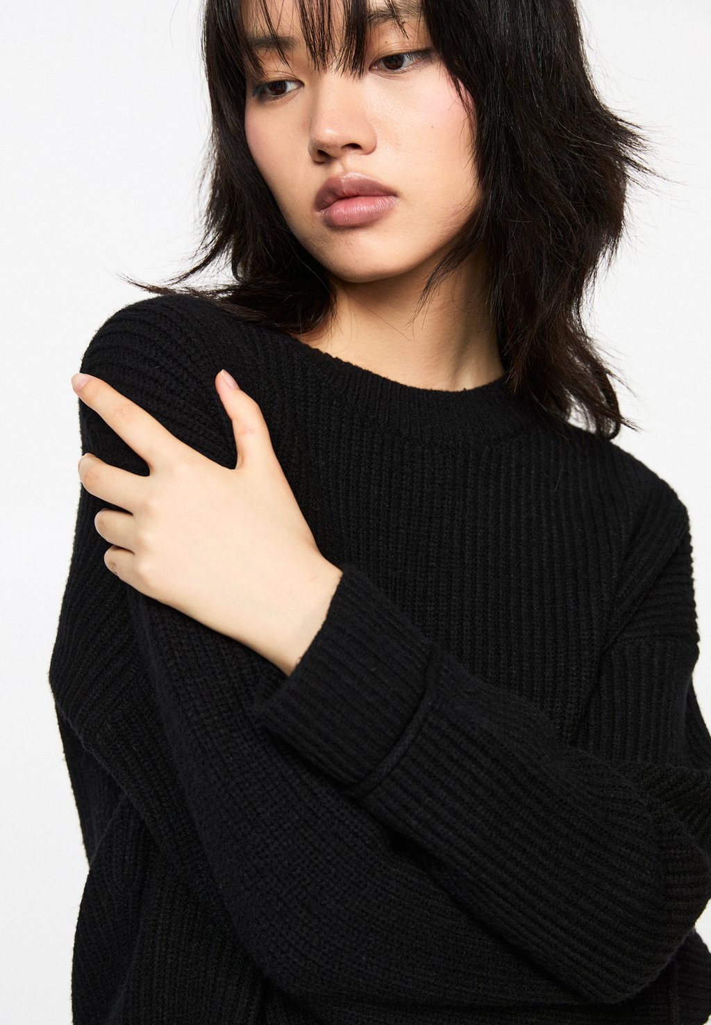 

Джемпер JESREY PULL&BEAR, черный