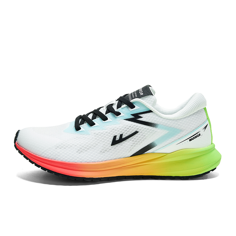 

WARRIOR Кроссовки для бега Rebound, износостойкие, легкие, дышащие, нескользящие, с низким верхом, белые, мужские