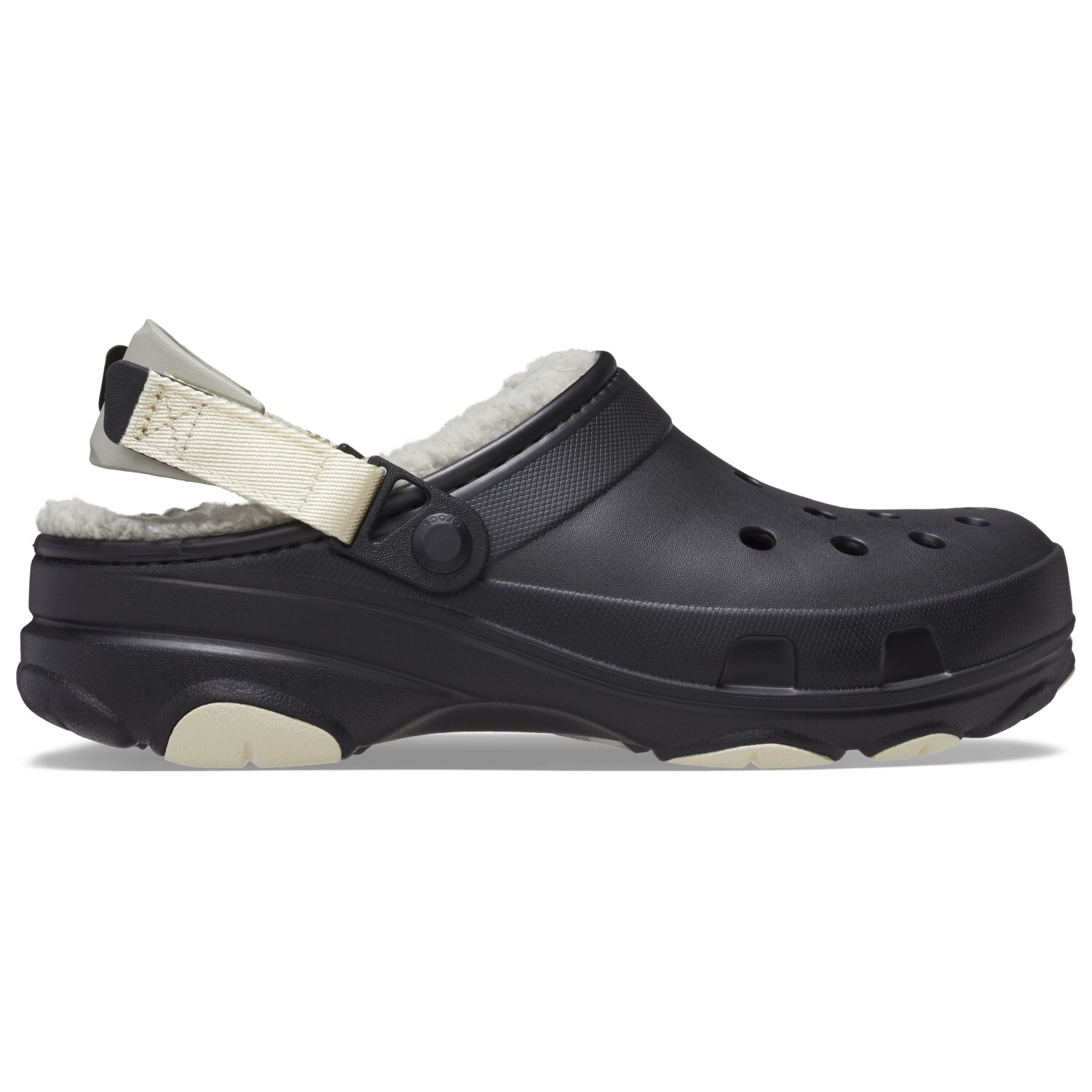 

Домашние тапочки Crocs Classic All Terrain Lined Clog, черный