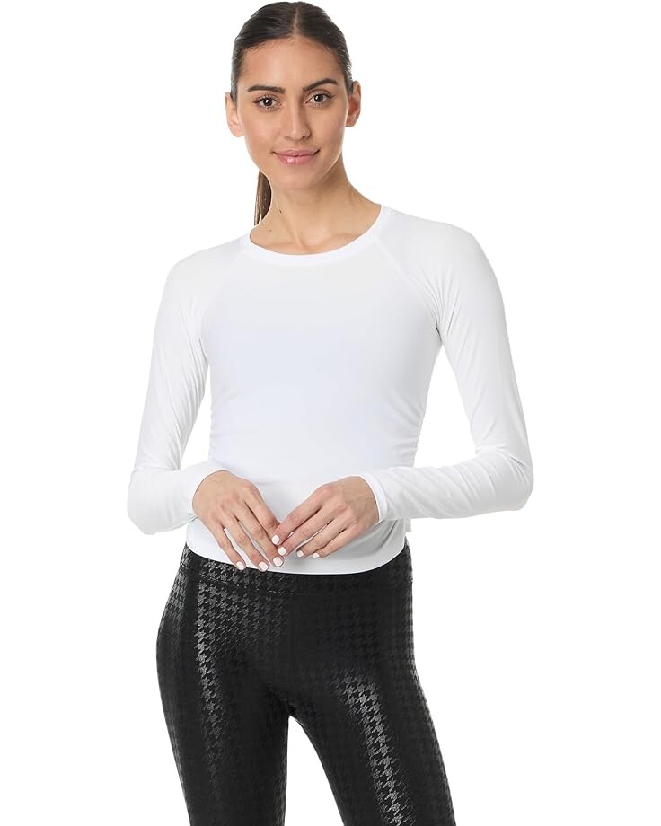 

Топ Beyond Yoga Featherweight Your Fit Long Sleeve Top, цвет Cloud White