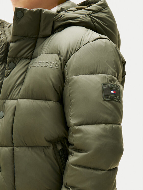 Зимняя куртка regular fit KB0KB10093 D Tommy Hilfiger, зеленый — фото 4