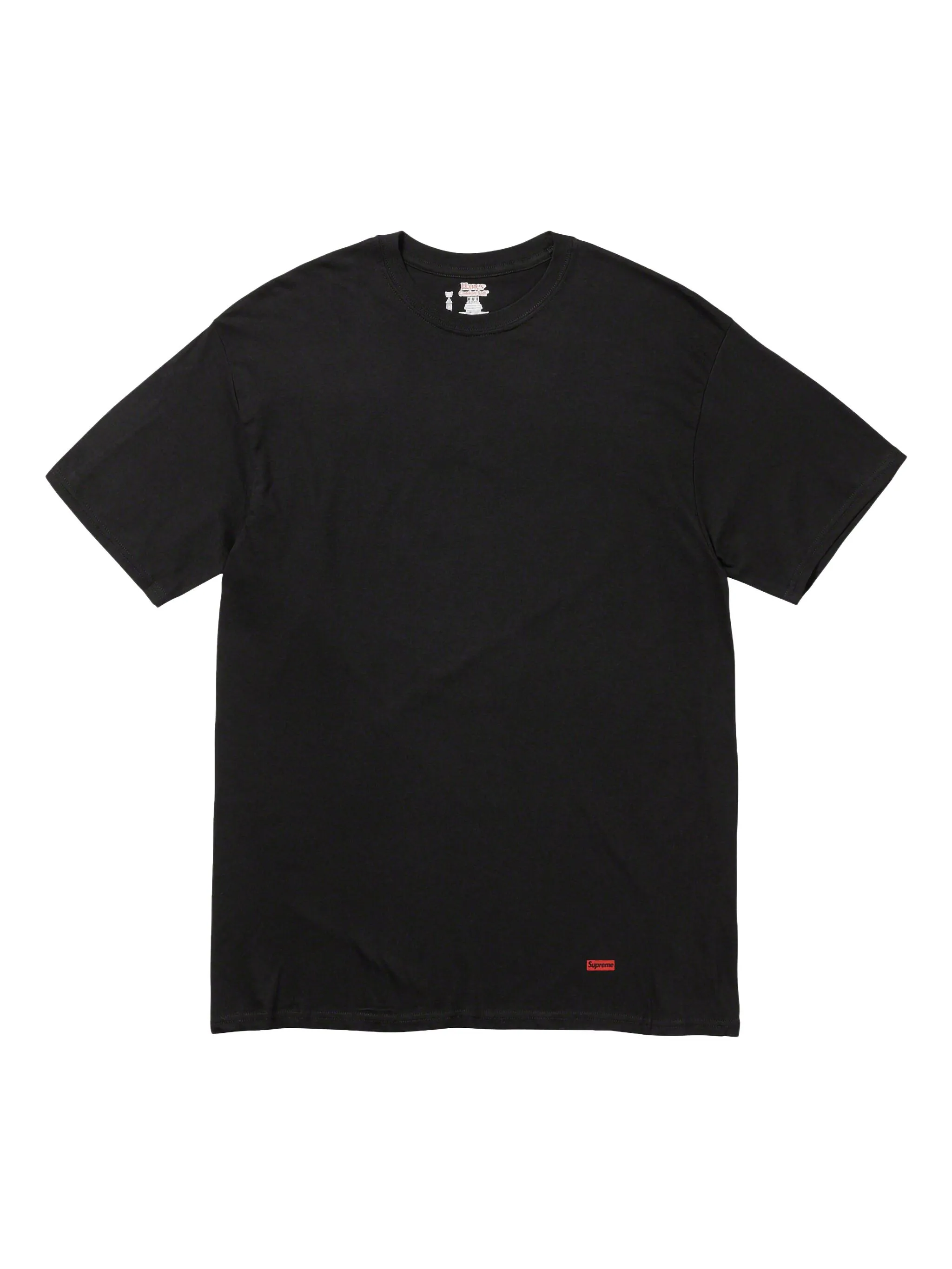 Комплект из трех футболок Tagless из коллаборации с Hanes Supreme, черный — фото 2