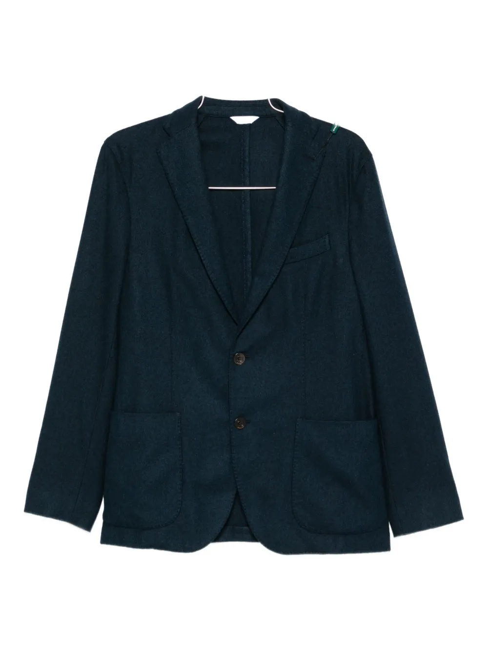 

Однобортный пиджак с карманом Boglioli, синий