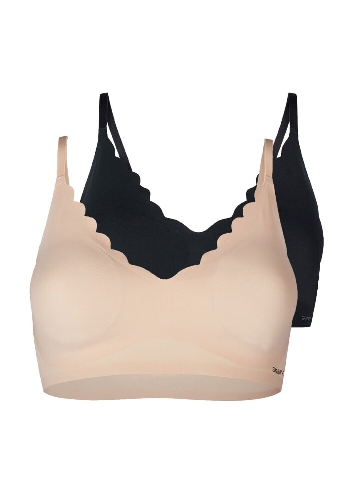 

Бюстгальтер без косточек Skiny, цвет beige/black