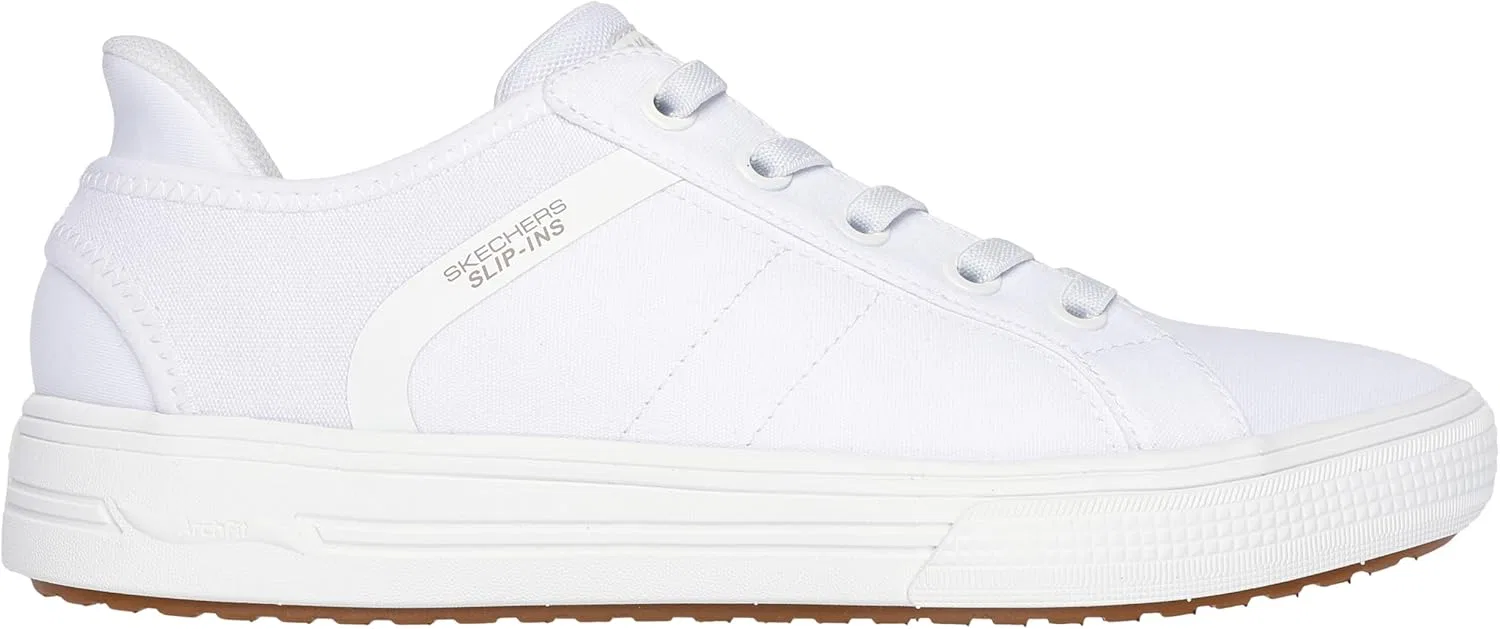 Мужские кроссовки Skechers Arch Fit Arcade - Good 2 See Hands Free Slip-ins, White Opulent Garden — фото 4