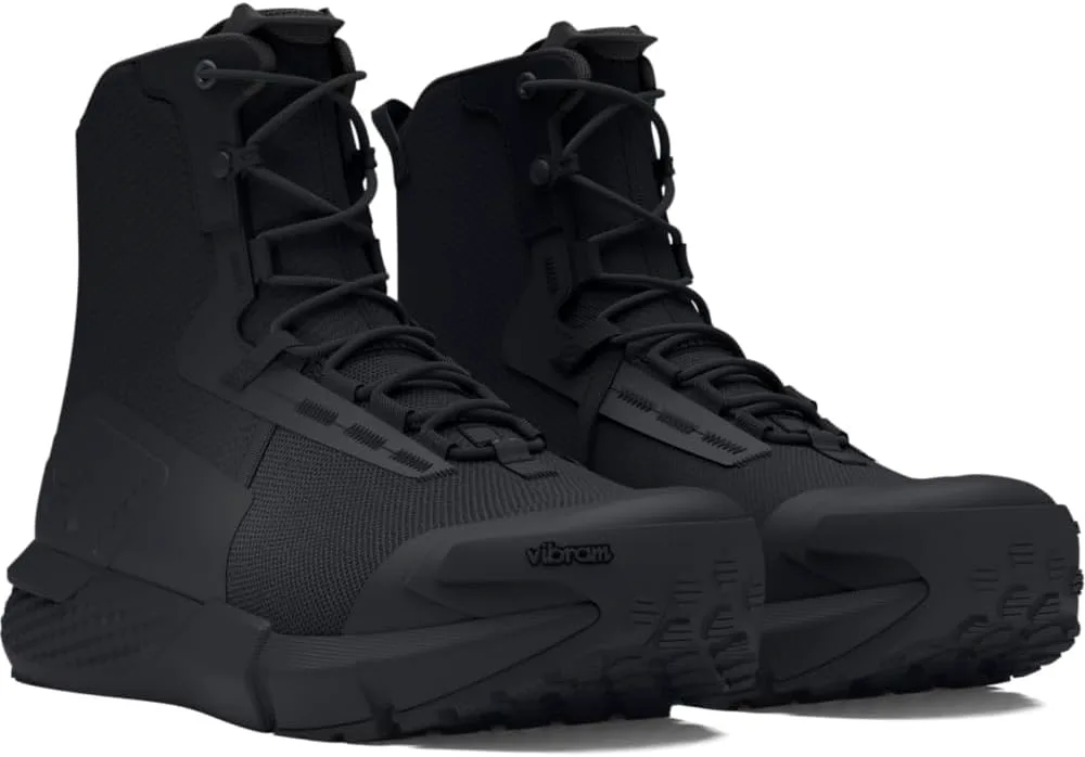 Мужские военные и тактические ботинки Under Armour Charged Valsetz, черный/серый — фото 3