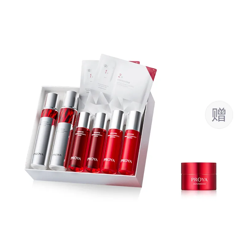 PROYA Набор для ухода за кожей Box Limited Rubies Water Milk 2.0 против морщин, для подтяжки и увлажнения, 120ml water + 120ml milk gift box — фото 4