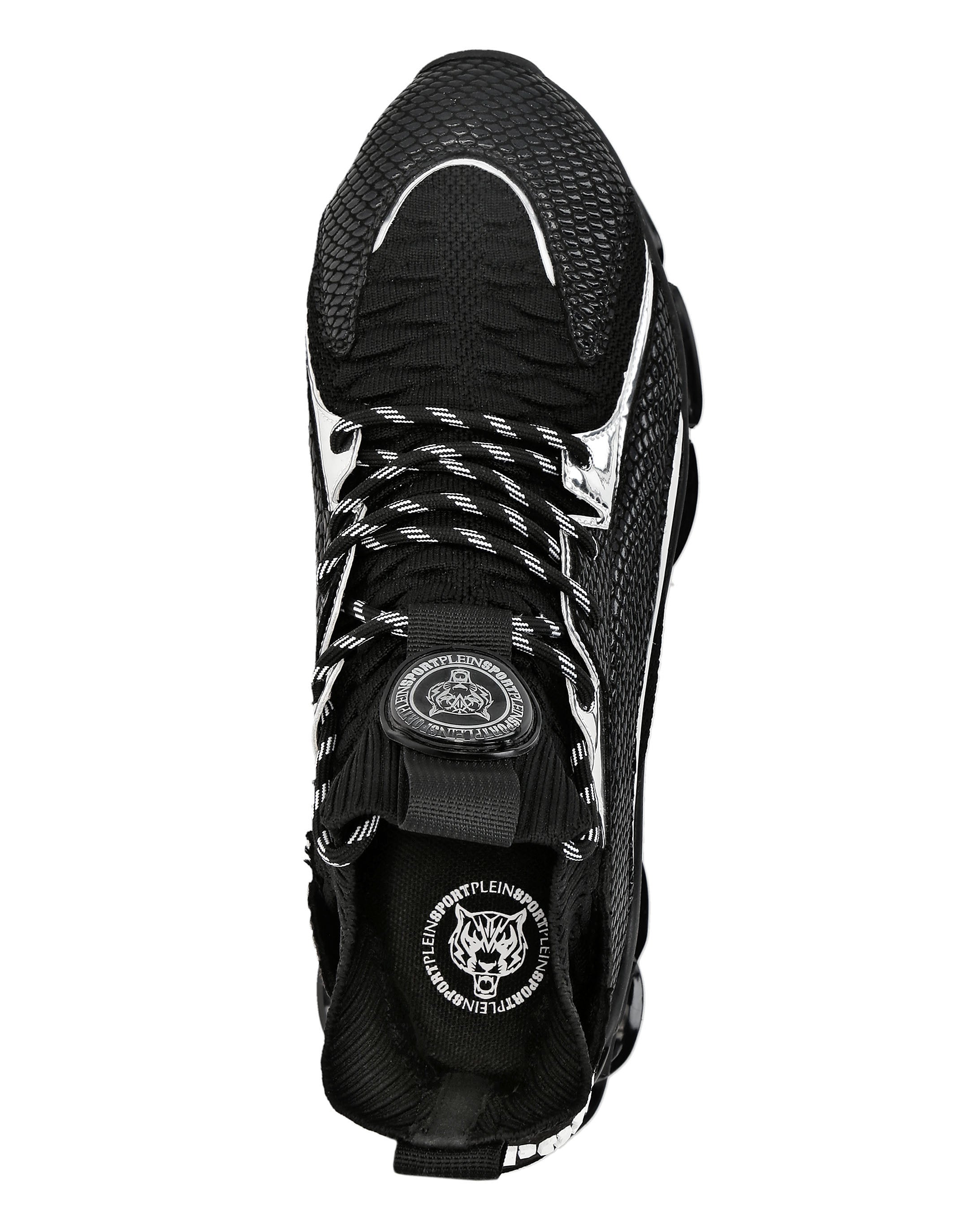 Хай-топовые кроссовки Runner Tiger PLEIN SPORT, черный — фото 3