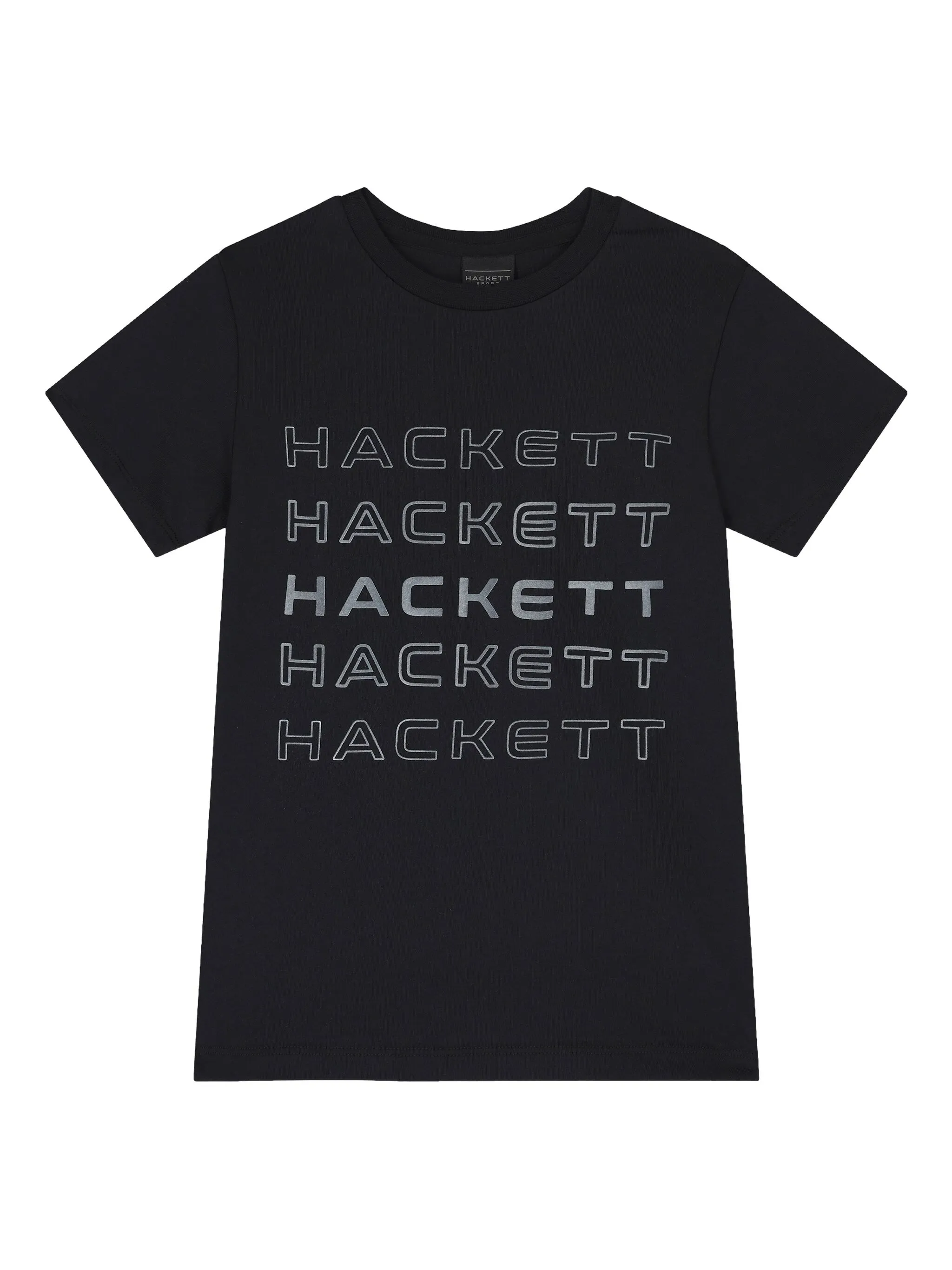 

Футболка с логотипом Hackett Kids, черный
