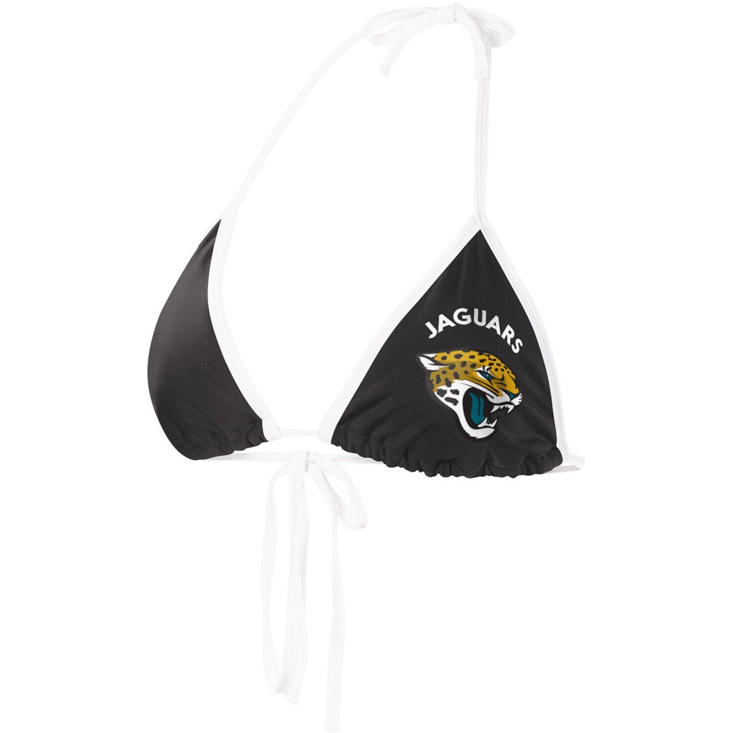 

Женский черный бикини-топ G-III 4Her Carl Banks Jacksonville Jaguars Perfect Match G-III