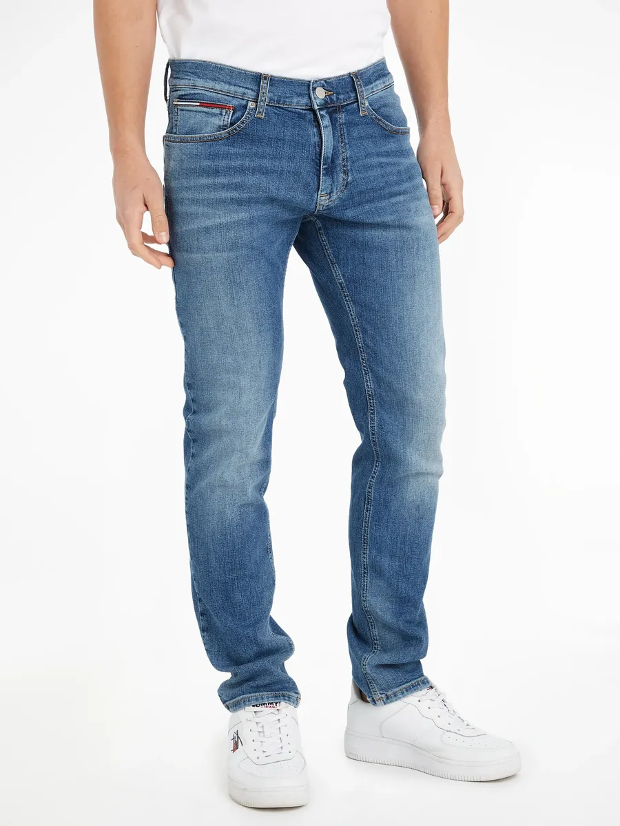 

Джинсы Tommy Jeans с 5 карманами "SCANTON SLIM", джинсовый