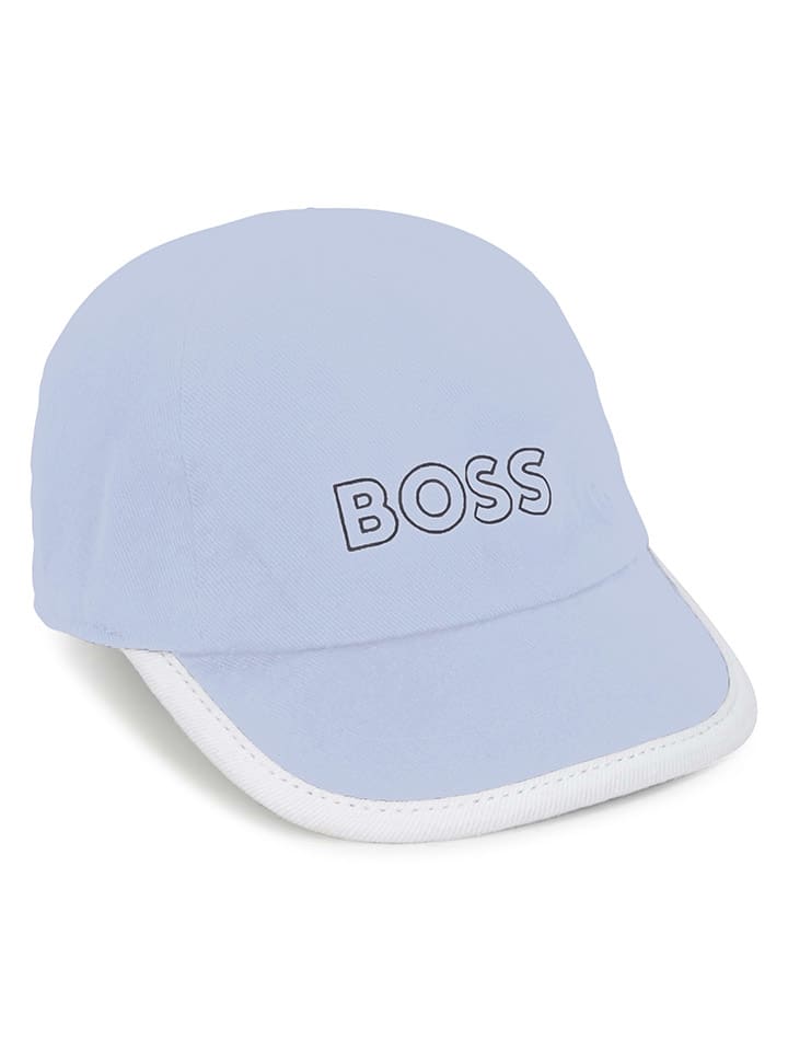 

Бейсболка Hugo Boss Kids, светло-голубой/белый
