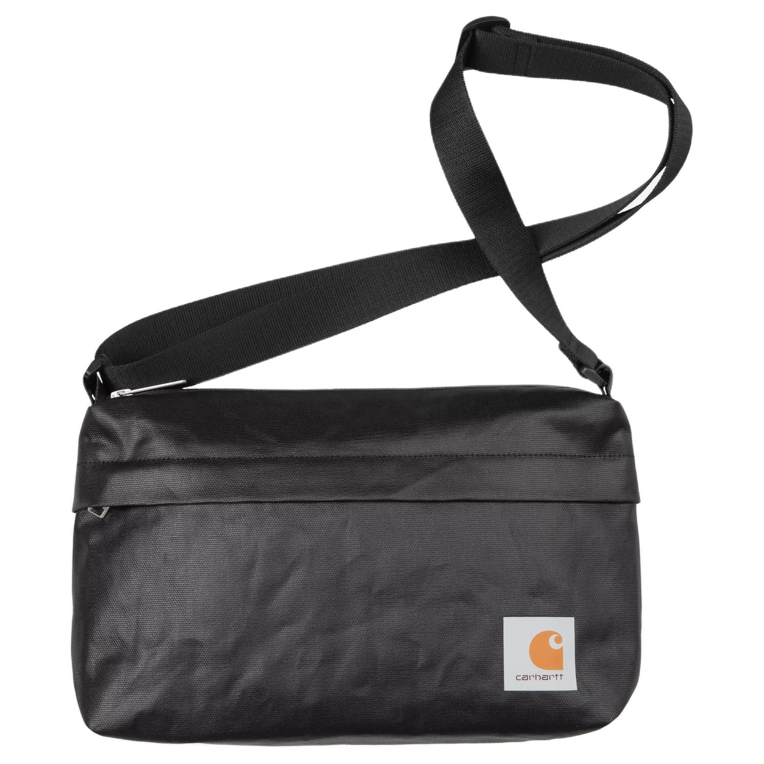 

Carhartt WIP Хлопковая сумка через плечо унисекс черная, Black
