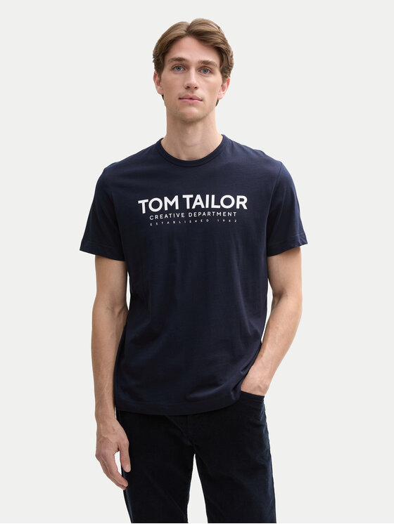 

Футболка обычного кроя 1045940 Tom Tailor, синий