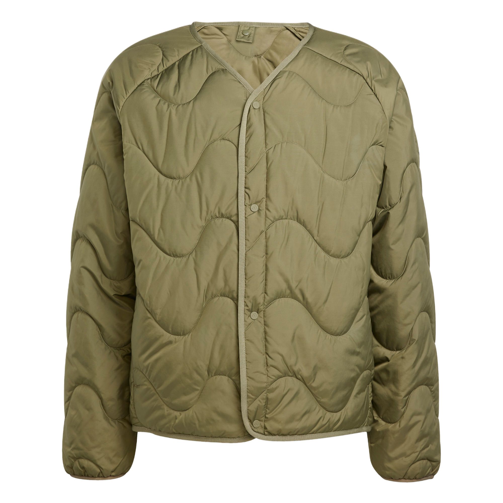 Adidas Пуховик NUGANIC INS мужской Strata оливковый зеленый, Strata Olive Green — фото 3