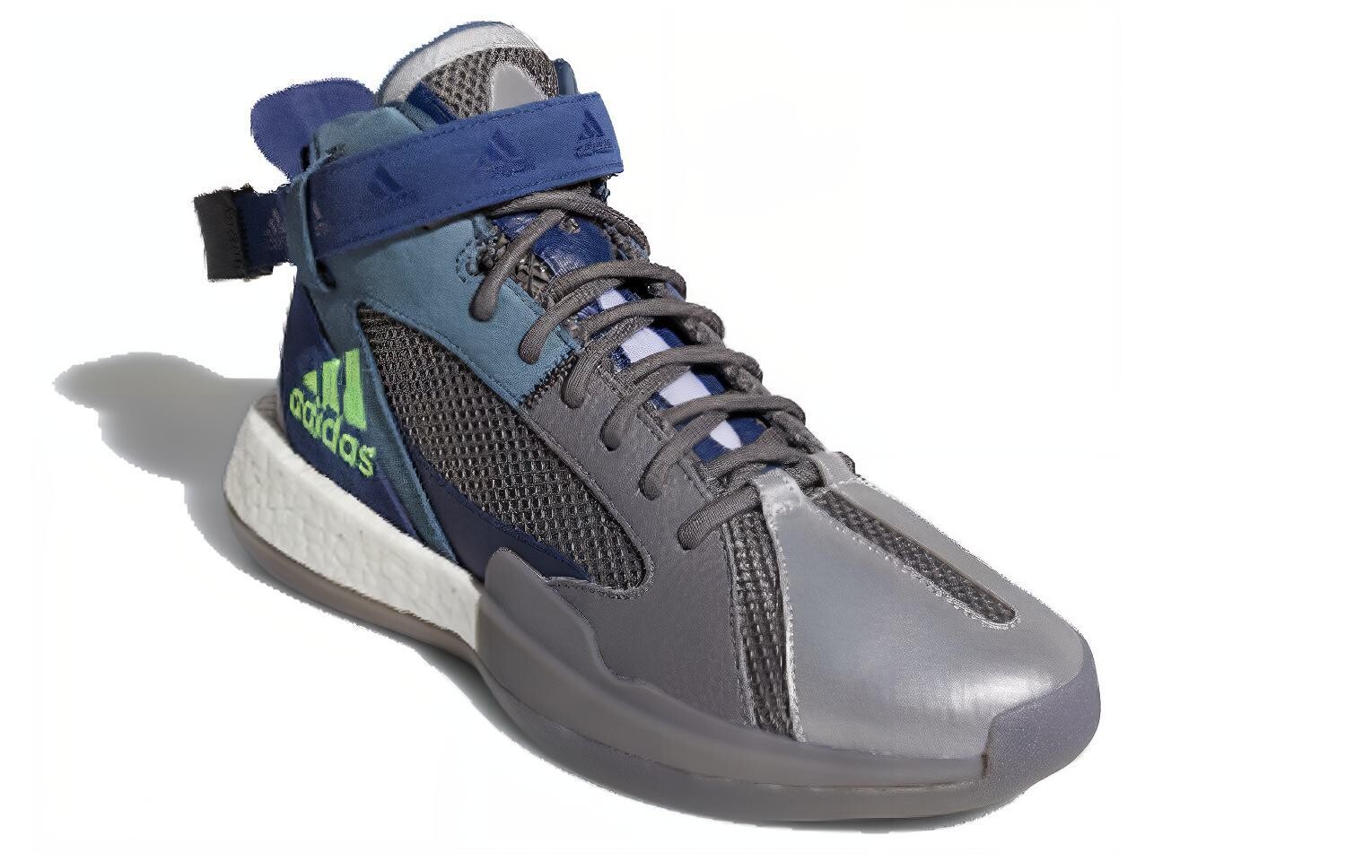 Постеризированные винтажные баскетбольные кроссовки для мужчин Adidas — фото 2