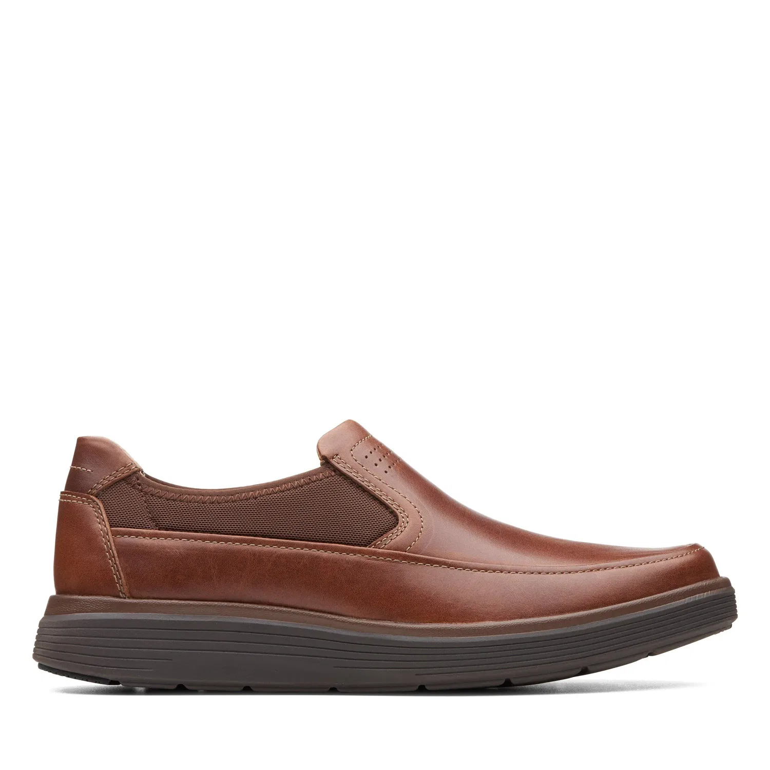 Туфли-лоферы из кожи Clarks Un Abode Go, коричневый