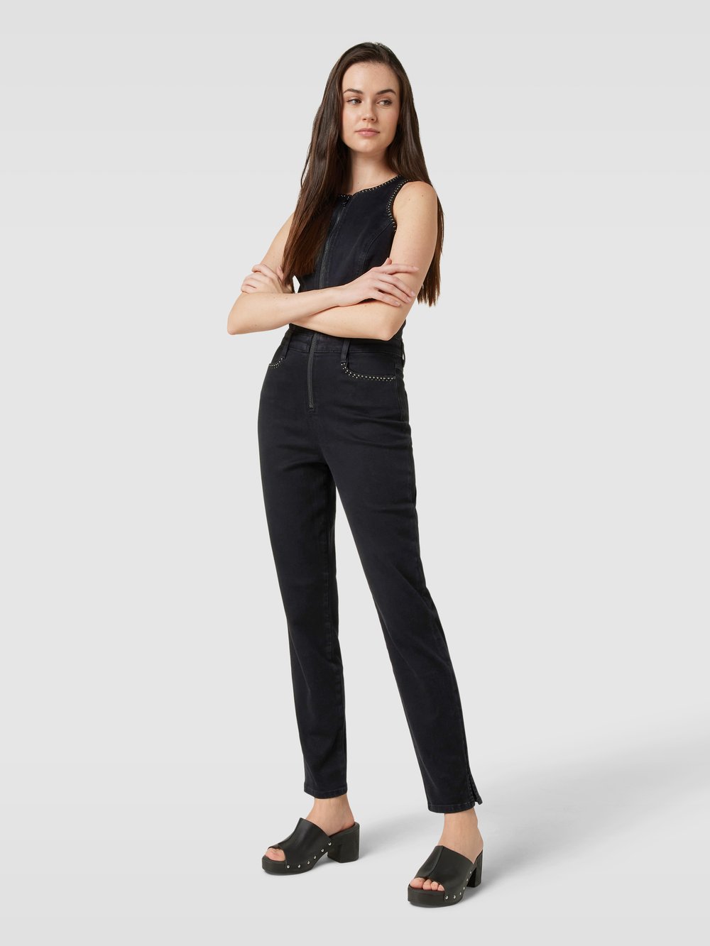 

Комбинезон в стиле деним, модель «КОНЧИТА» Guess, черный