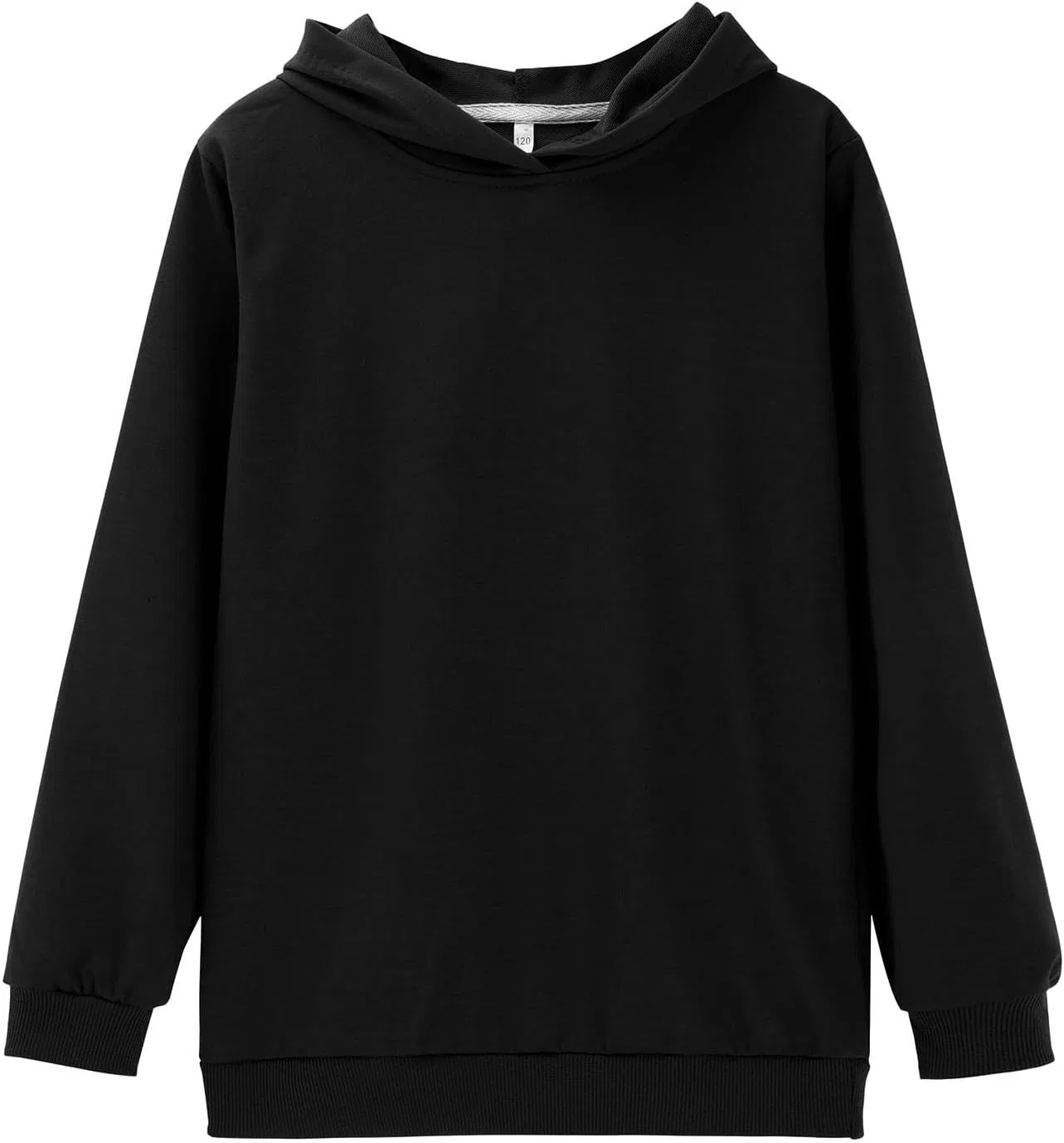 Детский спортивный костюм из хлопка Generic, черный — фото 2
